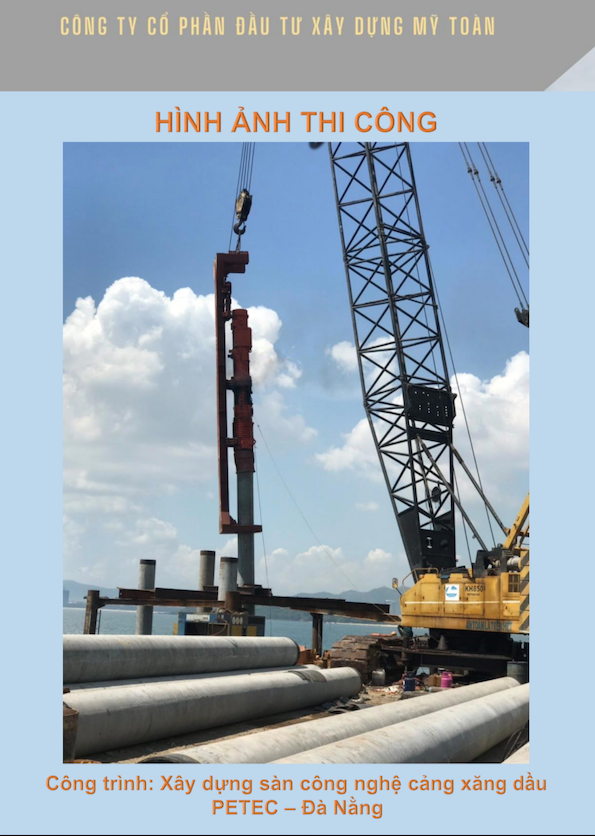 Công trình xây dựng sàn công nghiệp cảng xăng dầu PETEC – Đà Nẵng